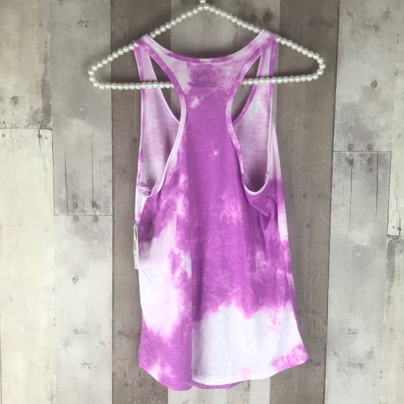 NWT Chin Up ‘Dancing Is My Cardio’ tie dye tank size XS - Picture 5 of 5